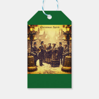 ÉTIQUETTES-CADEAU CHRISTMAS SPIRIT TRADITIONAL DESIGN