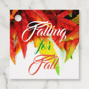 Étiquettes Cadeau Chute de l'automne japonais feuilles d'érable élég
