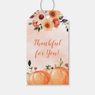 Étiquettes-cadeau Chute Merci pour vous