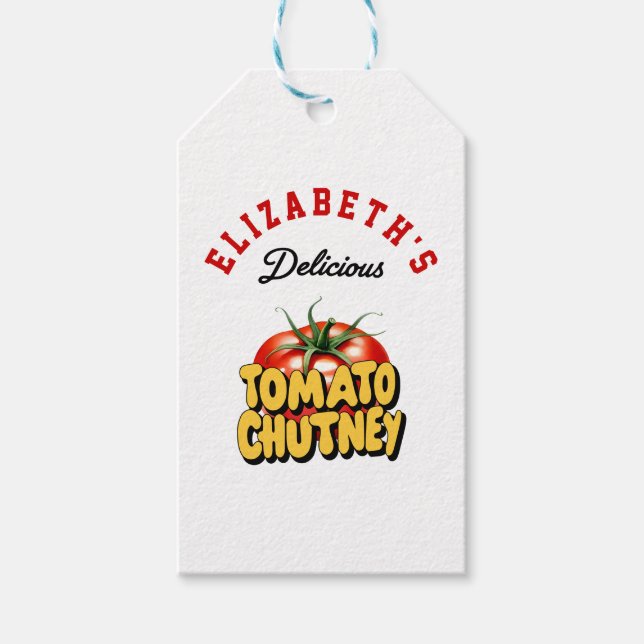 Étiquettes-cadeau Chutney de tomates (Devant)