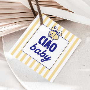 Étiquettes Cadeau CIAO BABY Lemon Méditerranée Amalfi