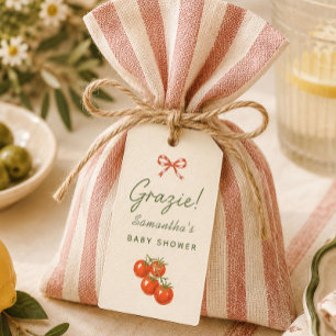 Étiquettes-cadeau Ciao Baby Marché Italien Baby Shower