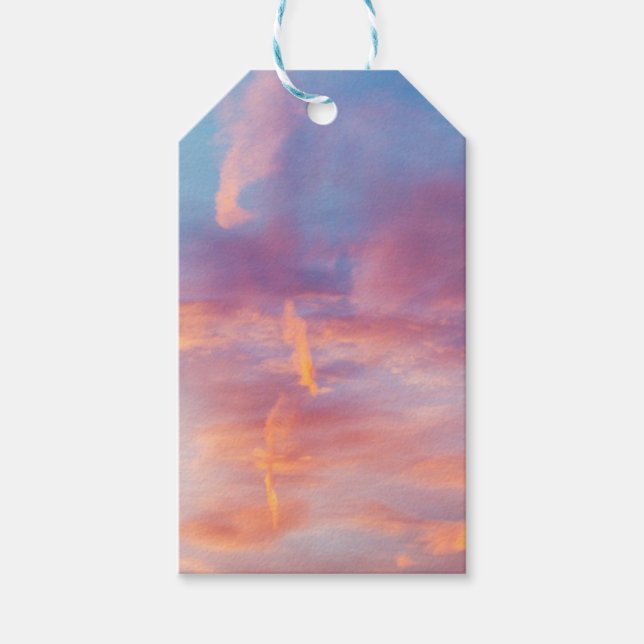 Étiquettes-cadeau ciel flirtant (Devant)