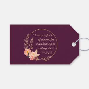 Étiquettes-cadeau Citation de Little Women I - Style mignon