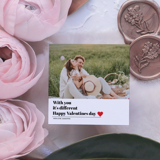 Étiquettes Cadeau Citation romantique branchée | Valentines (Créateur téléchargé)