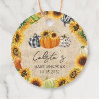 Citrouille Burlap d'automne et Baby shower de tour