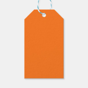 Étiquettes-cadeau citrouille couleur