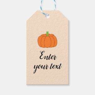 Étiquettes-cadeau Citrouille personnalisé