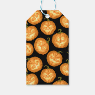Étiquettes-cadeau Citrouilles d'Halloween