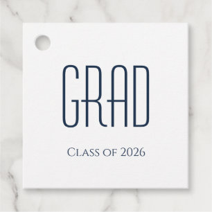 Étiquettes Cadeau Classe de fin d'études de 2025 Minimaliste