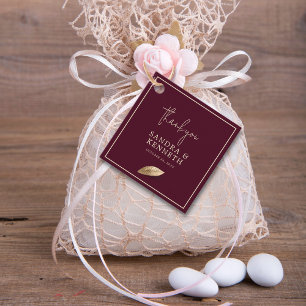 Étiquettes Cadeau Classique et élégant I Rose en gros I Mariage Merc