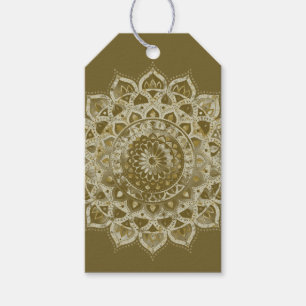Étiquettes-cadeau Classique Mandala Inde Style 4