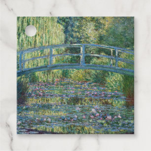 Étiquettes Cadeau Claude Monet - Bassin aux Nymphéas, Harmonie Verte
