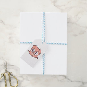 Étiquettes-cadeau Clipart mignon de porc