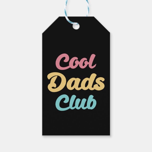 Étiquettes-cadeau Club cool Dads II (Devant)