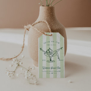 Étiquettes-cadeau Club social Margarita Bachelorette Favoriser