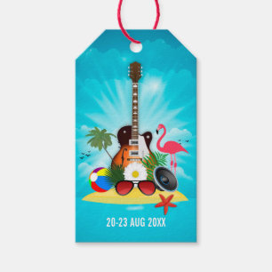 Étiquettes-cadeau Club Summer Music Festival ajouter le logo