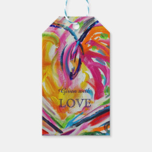 Étiquettes-cadeau Coeur de la joie Amour Personnalisé Carte Balises