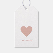 Coeur moderne rose Pois chic personnalisé