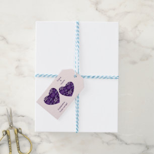 Étiquettes-cadeau Cœurs Modernes Félicitations Pour Votre Mariage