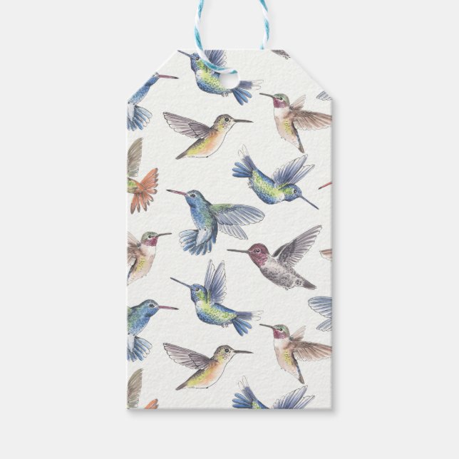 Étiquettes-cadeau Colibri (Devant)