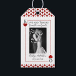 Étiquettes-cadeau Collection de Mariages de cartes de lecture Monogr<br><div class="desc">Célébrez dans le style avec ces étiquettes mariages design et très tendance. Le design est facile à personnaliser avec votre libellé d'événement spécial et vos invités seront ravis quand ils verront ces étiquettes fabuleuses.</div>
