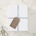 Étiquettes-cadeau Collection de Mariages Rustic Burlap<br><div class="desc">Simple mais élégant, les lampes à cordes de la collection rustique mariage burlap est un design étonnant avec de belles lumières à cordes blanches suspendues sur un arrière - plan effet burlap, qui est parfait pour toute célébration mariage rustique. Ces étiquettes cadeau peuvent être personnalisées pour votre occasion spéciale et...</div>