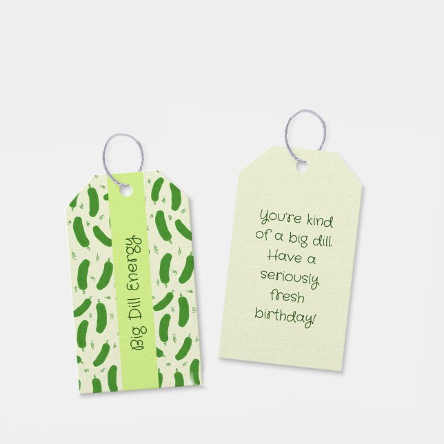 Étiquettes-cadeau Collection Pickle & Fresh (Créateur téléchargé)