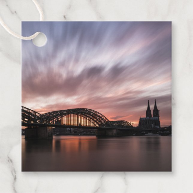 Étiquettes Cadeau Cologne Allemagne (Devant)
