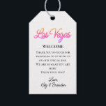 Étiquettes-cadeau Coloré Las Vegas Sparkles Mariage Accueil<br><div class="desc">Cette étiquette cadeau de bienvenue de Las Vegas est accentuée d'un type brillant et coloré sur un arrière - plan blanc, ce qui en fait un parfait pour décorer un cadeau de bienvenue pour vos invités à un mariage de destination à Las Vegas. Il fait partie de la Colorful Las...</div>