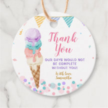 Coloré On Hurle Pour Crème Glacée Quatrième Annive