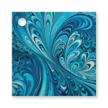 Colorée Psychedelia Airbrush Art Cadeaux Tags