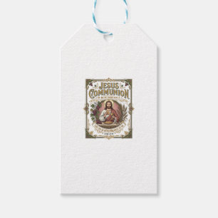 Étiquettes-cadeau Communion Jésus Communion Jésus Foi chrétienne Vi