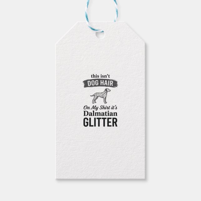 Étiquettes-cadeau Conception de citation de cheveux de chien drôle d (Devant)