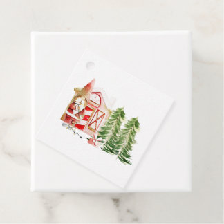 Étiquettes Cadeau Conception de gnome de Noël 2