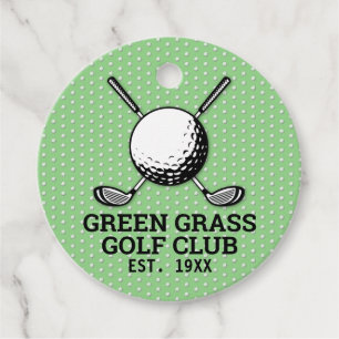 Étiquettes Cadeau Conception de logo de club de golf personnalisé