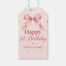 Conception de premier anniversaire avec un nœud Ro
