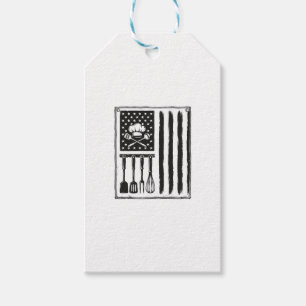 Étiquettes-cadeau Conception de T-shirt Ustensiles de Cuisine Drapea