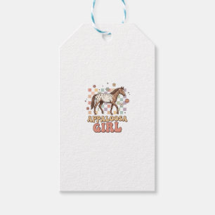 Étiquettes-cadeau Conception de T-Shirt Western Cheval Vintage Appal