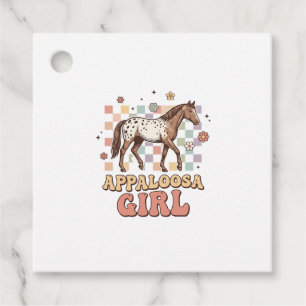Étiquettes Cadeau Conception de T-Shirt Western Cheval Vintage Fille