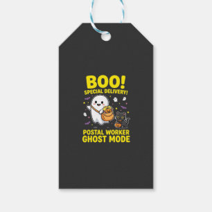 Étiquettes-cadeau Conception d'Halloween pour les travailleurs posta