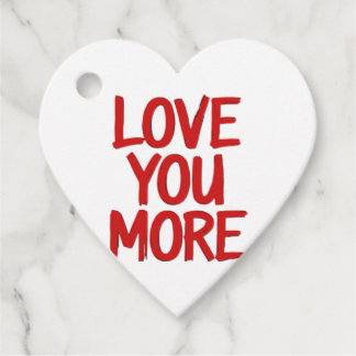 Étiquettes Cadeau Conception minimale et sincère d'amour