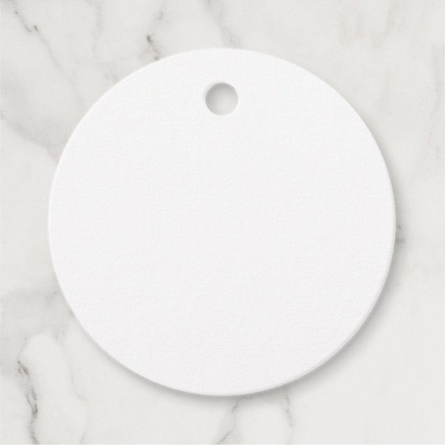 Étiquettes Cadeau Conception simple blanche personnalisée Ajouter un (Devant)