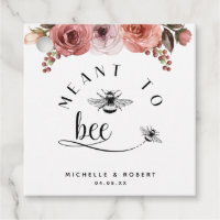 Conçu pour l'abeille, Rose or Blush Floral