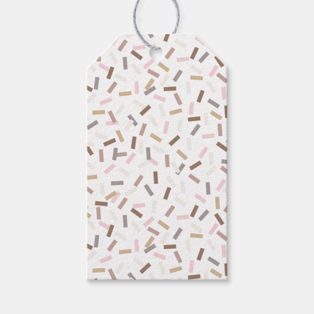 Étiquettes-cadeau Confetti Chic (Sprinkles) (Devant)