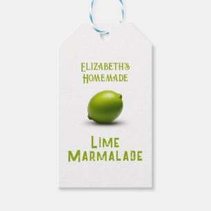 Étiquettes-cadeau Confiture de citron vert