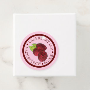 Étiquettes Cadeau Confiture De Framboise Faite Maison Confiture Conf