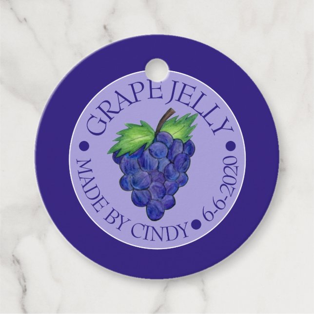 Étiquettes Cadeau Confiture De Pamplemousse Conserve Les Fruits Fait (Devant)