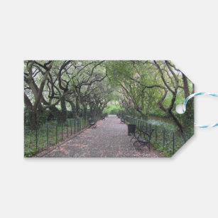 Étiquettes-cadeau Conservatory Garden Central Park NYC Photographie