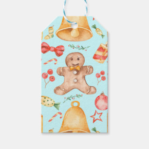 Étiquettes-cadeau Cookies et bonbons de Noël